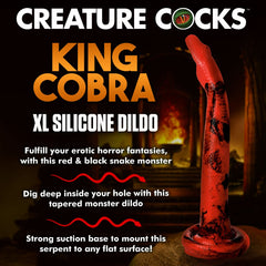 King Cobra Silicone Dildo - 18 Inch