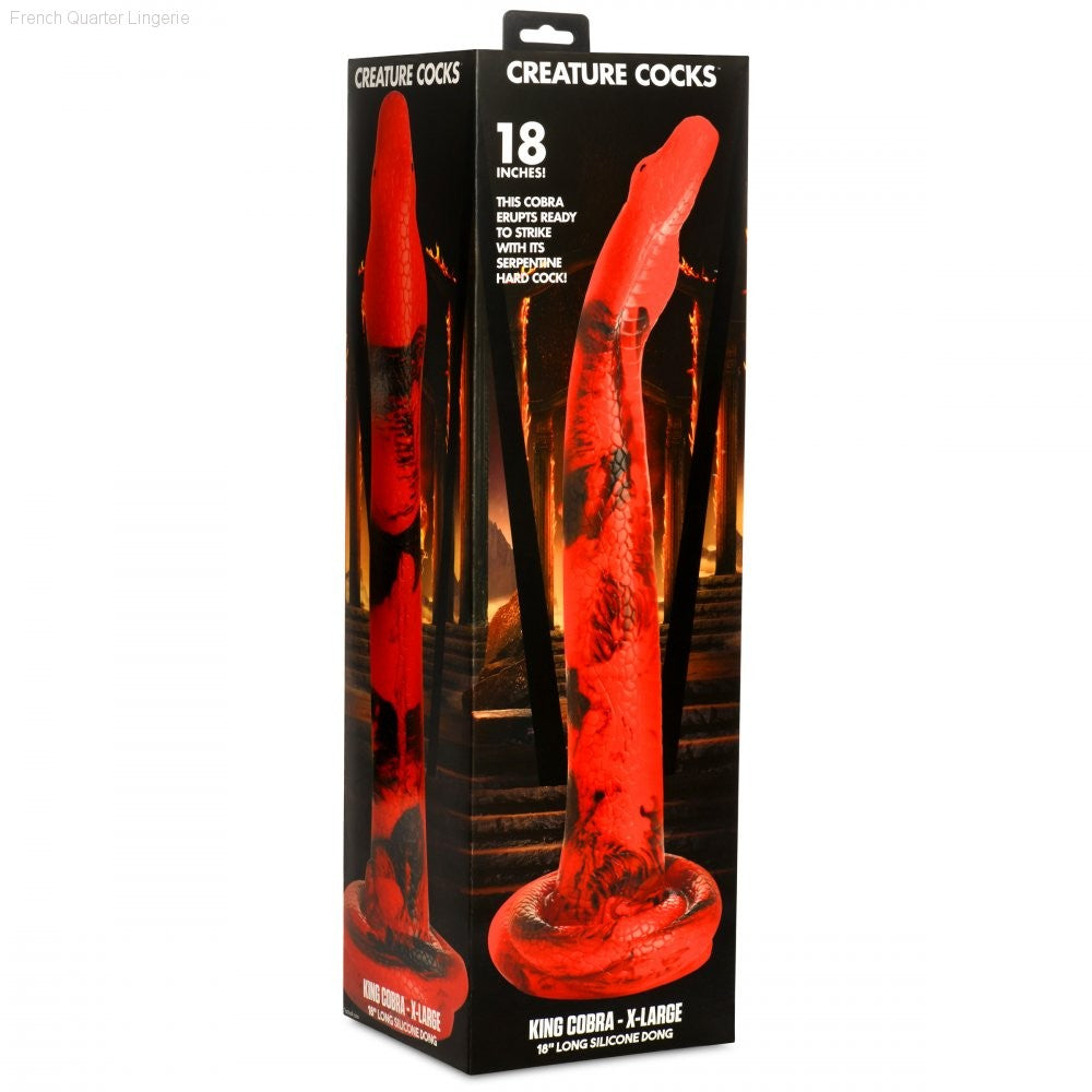 Dildos - King Cobra Silicone Dildo - 18 Inch