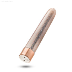 The Collection By Blush® | Lattice 7 Inch Slimline G-Spot Vibrator In Rose Gold - 10 RumbleTech Vibration Modes