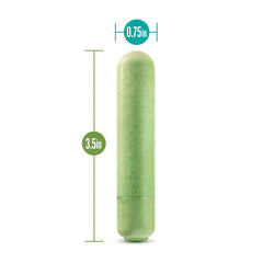Gaia By Blush® | Eco Bullet: Plant-Based 3.5” Smooth Waterproof Bullet Vibrator - Made from Sustainable BioFeel™