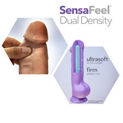 Au Naturel Realistic 9-Inch Long Dildo With Balls & Suction Cup Base
