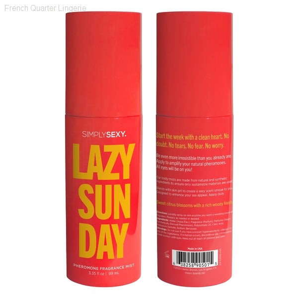 Perfumes - LAZY SUNDAY Pheromone Fragrance Mist