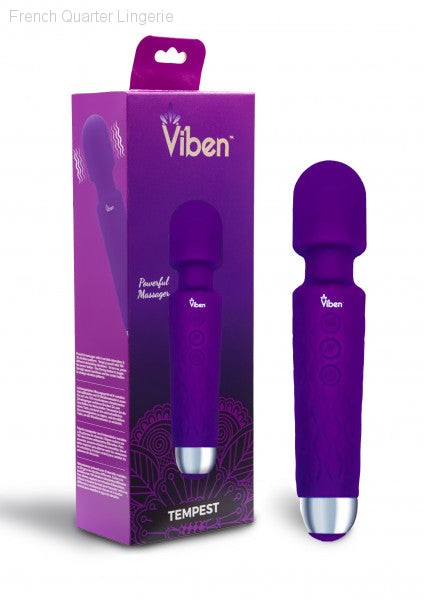 Rechargeable Vibrators - Tempest - Intense Wand Massager