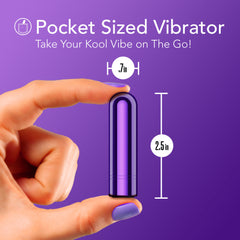 Kool Vibes By Blush® | Discreet & Travel-Friendly Mini Bullet Vibrator - 10 Vibration Modes Clitoral Stimulator