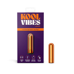 Kool Vibes By Blush® | Discreet & Travel-Friendly Mini Bullet Vibrator - 10 Vibration Modes Clitoral Stimulator