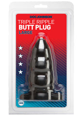Triple Ripple Butt Plug
