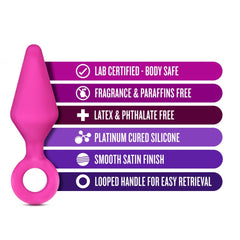 Luxe By Blush® | Candy Rimmer Purple Anal Plug (Pick Size)