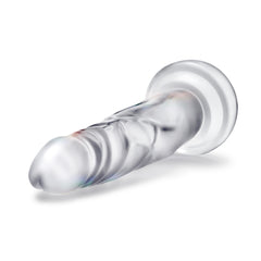 B Yours Diamond By Blush® | Crystal Realistic Clear 7.5-Inch Long Dildo With Suction Cup Base