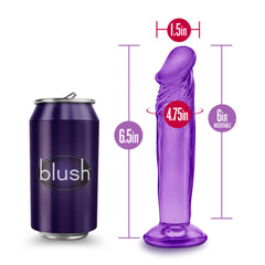 B Yours By Blush® | Sweet N' Small 6 Realistic 6.5-Inch Long Dildo With Suction Cup Base