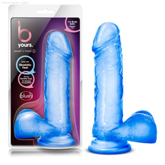 Dildos - B Yours By Blush® | Sweet N' Hard 2 Realistic 8-Inch Long Dildo With Balls & Suction Cup Base