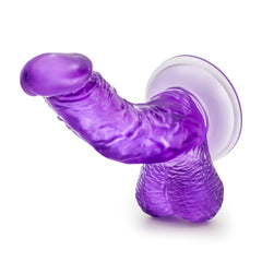 B Yours By Blush® | Sweet N' Hard 8 Realistic Curved G-Spot 6.5-Inch Long Dildo With Balls & Suction Cup Base