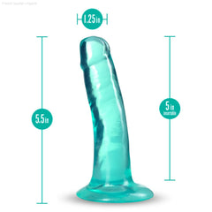 B Yours Plus By Blush® | Hard N’ Happy Realistic G-Spot 5.5-Inch Long Dildo With Suction Cup Base-French Quarter Lingerie