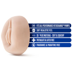 Performance By Blush® | Universal 2.75" to 3.25" Realistic Beige Vagina Pump Sleeve