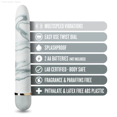 The Collection By Blush® | Swept Away White 7-Inch Vibrator