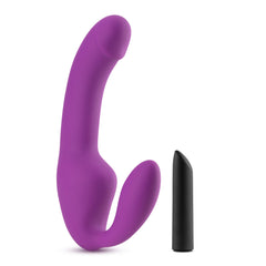 Temptasia By Blush® | Cyrus Purple 8.5-Inch Long Rechargeable Vibrating Dildo