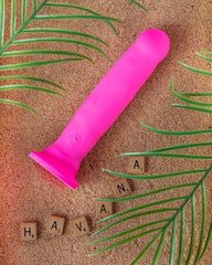 Impressions By Blush® | Havana Pink 8-Inch Long Rechargeable Vibrating Dildo