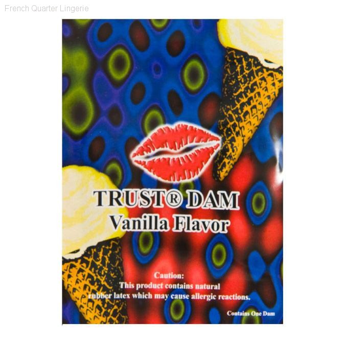 Oral Sex Essentials - TRUST® Vanilla Latex Dental Dams