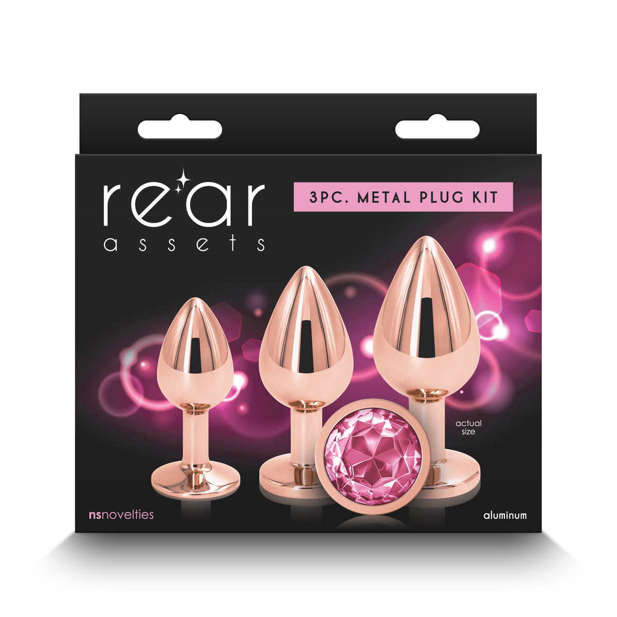 Rear Assets - Round Plug Trainer Kit - Rose Gold