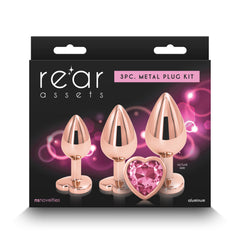 Rear Assets - Heart Plug Trainer Kit - Rose Gold