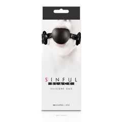 Sinful Silicone Gag