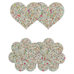 Pretty Pasties Heart & Flower Glow In The Dark (2 Pack)