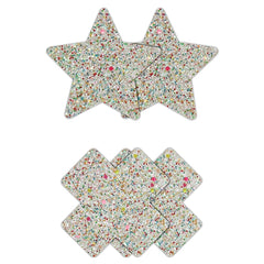 Pretty Pasties Star & Cross Glow In The Dark (2 Pack)