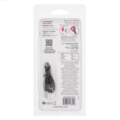 Turbo Buzz™ Bullet with Removable Silicone Sleeve