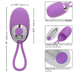 Turbo Buzz™ Bullet with Removable Silicone Sleeve