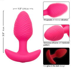 Cheeky™ Vibrating Glow-In-The-Dark Butt Plug-French Quarter Lingerie