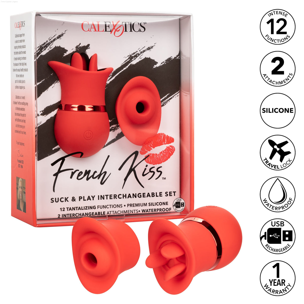 French Kiss™ Suck & Play Interchangeable Set-French Quarter Lingerie