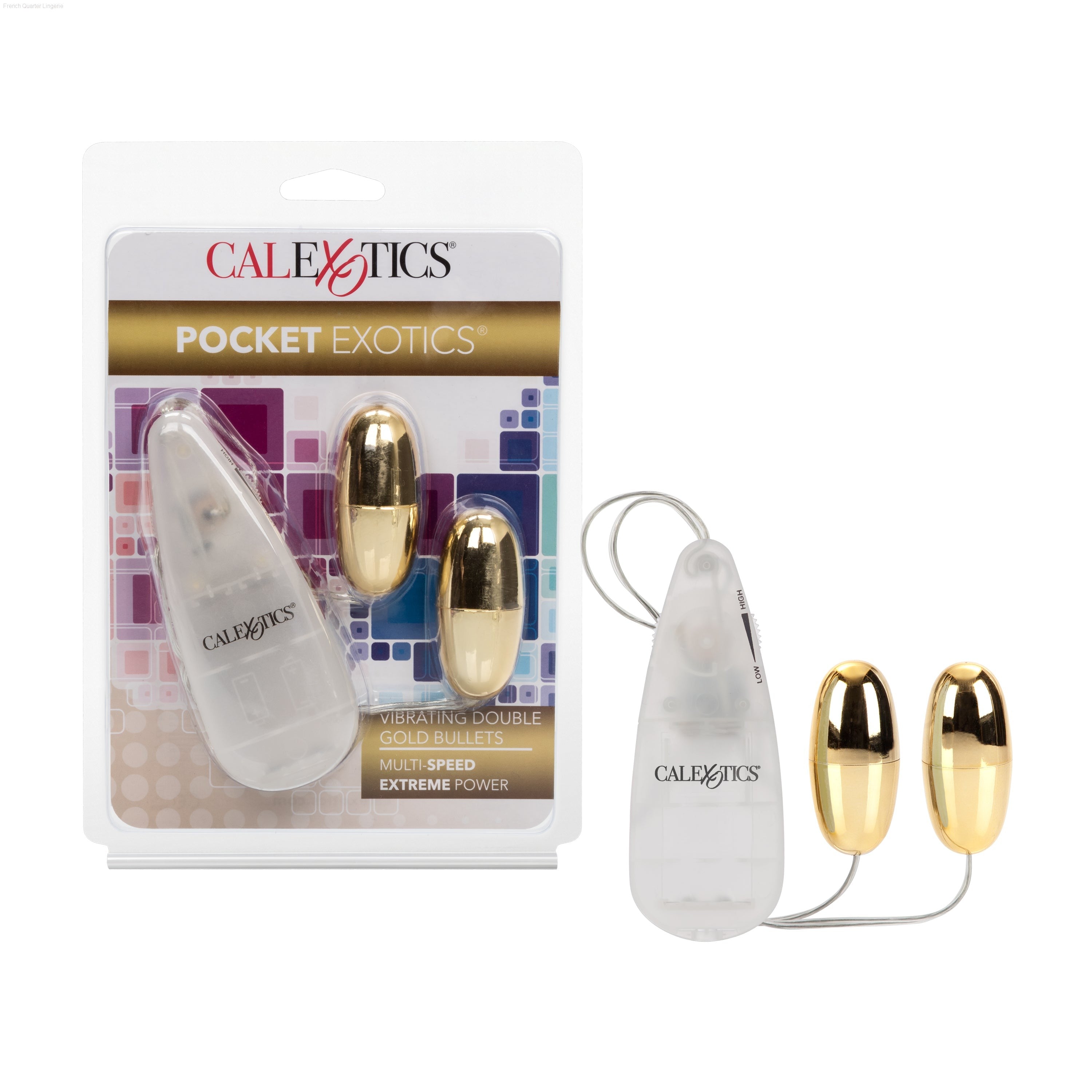 Pocket Exotics® Vibrating Double Bullets – French Quarter Lingerie