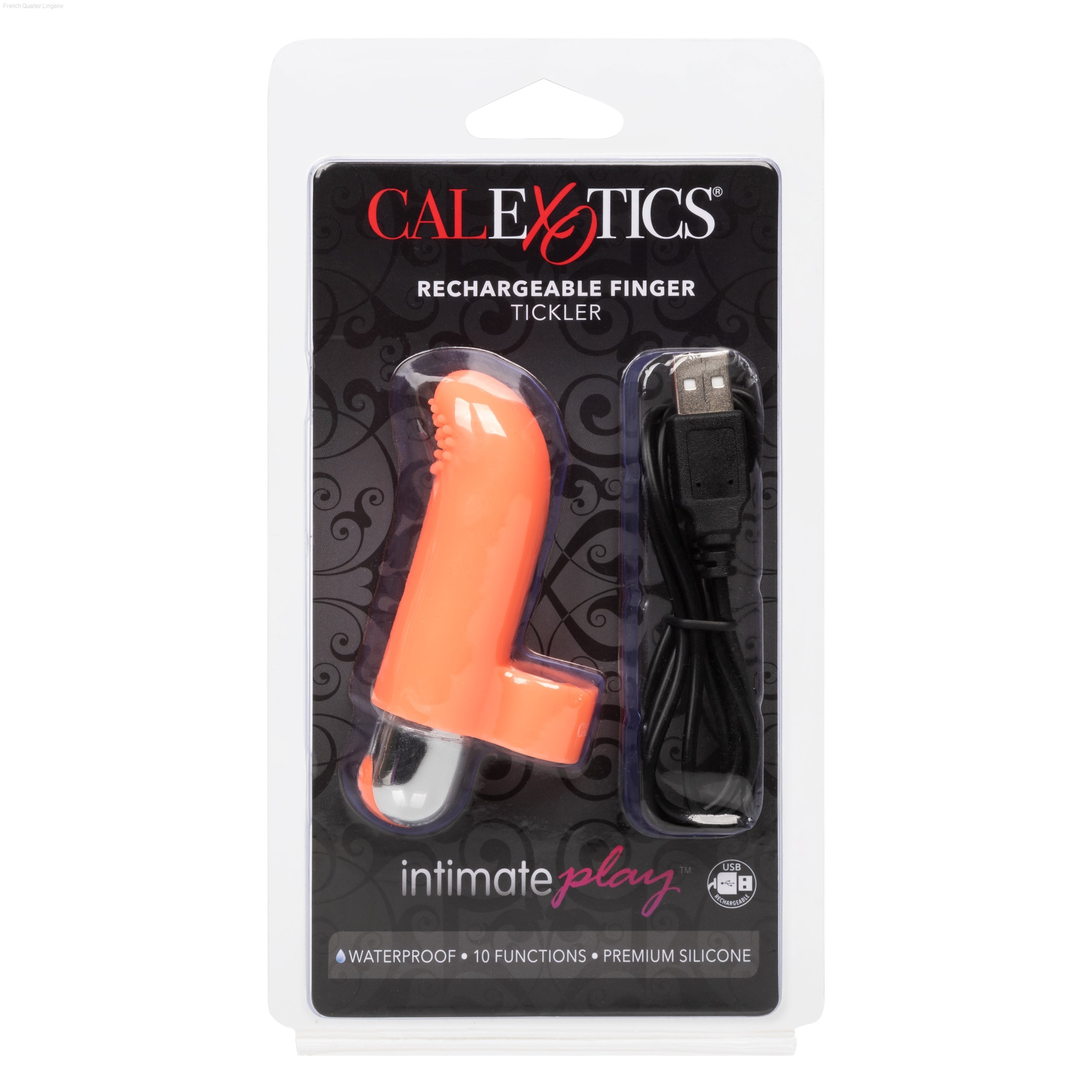 Intimate Play Rechargeable Finger Tickler French Quarter Lingerie Intimate Play Rechargeable Finger Tickler French Quarter Lingerie