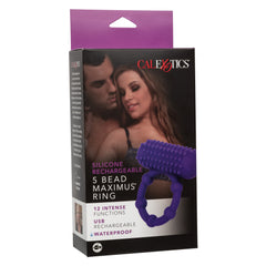 Silicone Rechargeable 5 Bead Maximus Ring