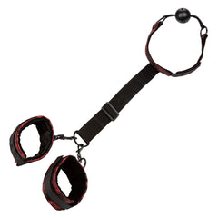 Scandal® Breathable Ball Gag With Cuffs