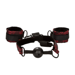 Scandal® Breathable Ball Gag With Cuffs