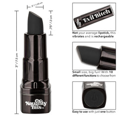 Naughty Bits® Evil Bitch™ Lipstick Vibrator