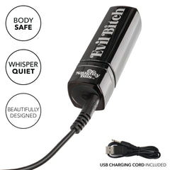 Naughty Bits® Evil Bitch™ Lipstick Vibrator