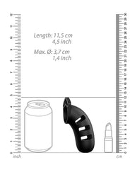 Mancage Model 21 Chastity-BLK : 4.5"