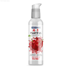 Lubricants - 4 In 1 - Playful Flavors - Poppin Wild Cherry