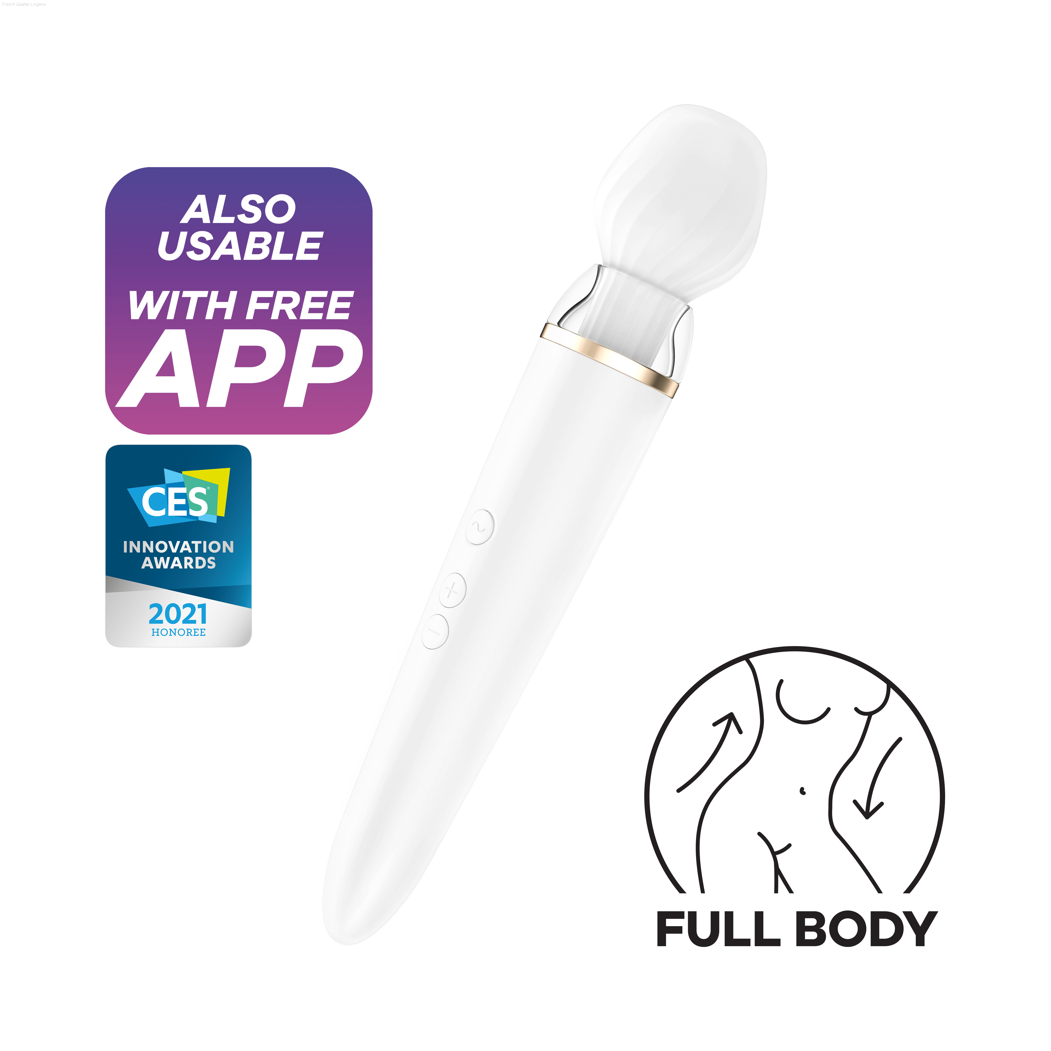 Rechargeable Vibrators - Satisfyer Double Wand-er Connect App