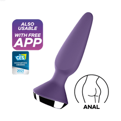 Rechargeable Vibrators - Satisfyer Plug-ilicious 1 Connect App