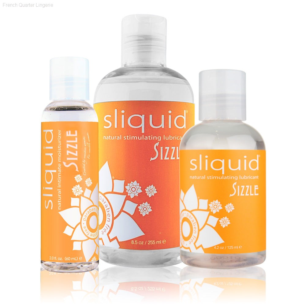 Lubricants - Sizzle – Sliquid Naturals Water Based Lubricant