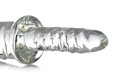 Battle Rammer Phallic Glass Thruster-French Quarter Lingerie