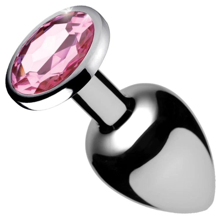 Large Pink Gem Anal Plug