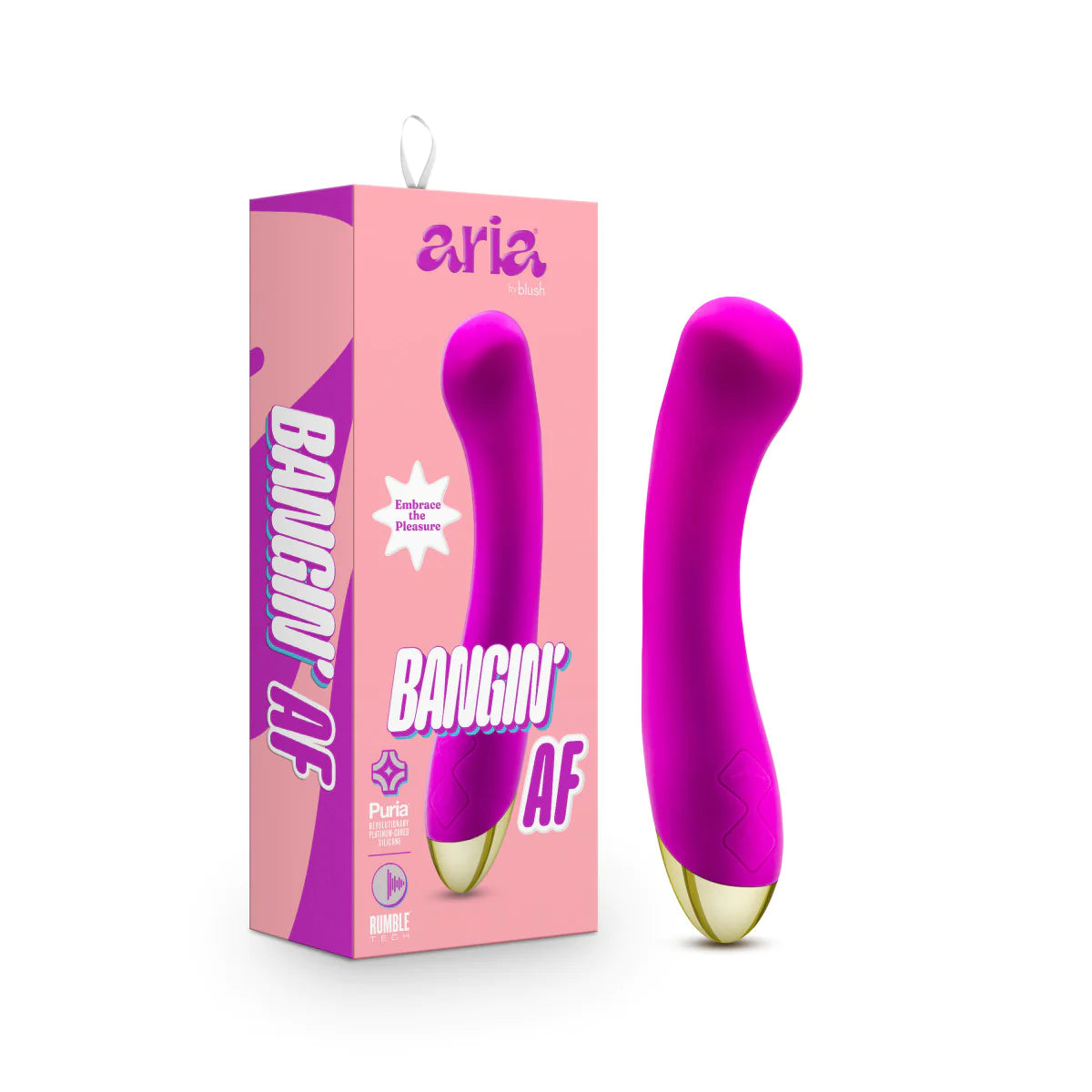 Aria Bangin' AF G-Spot  7.25-Inch Vibrator