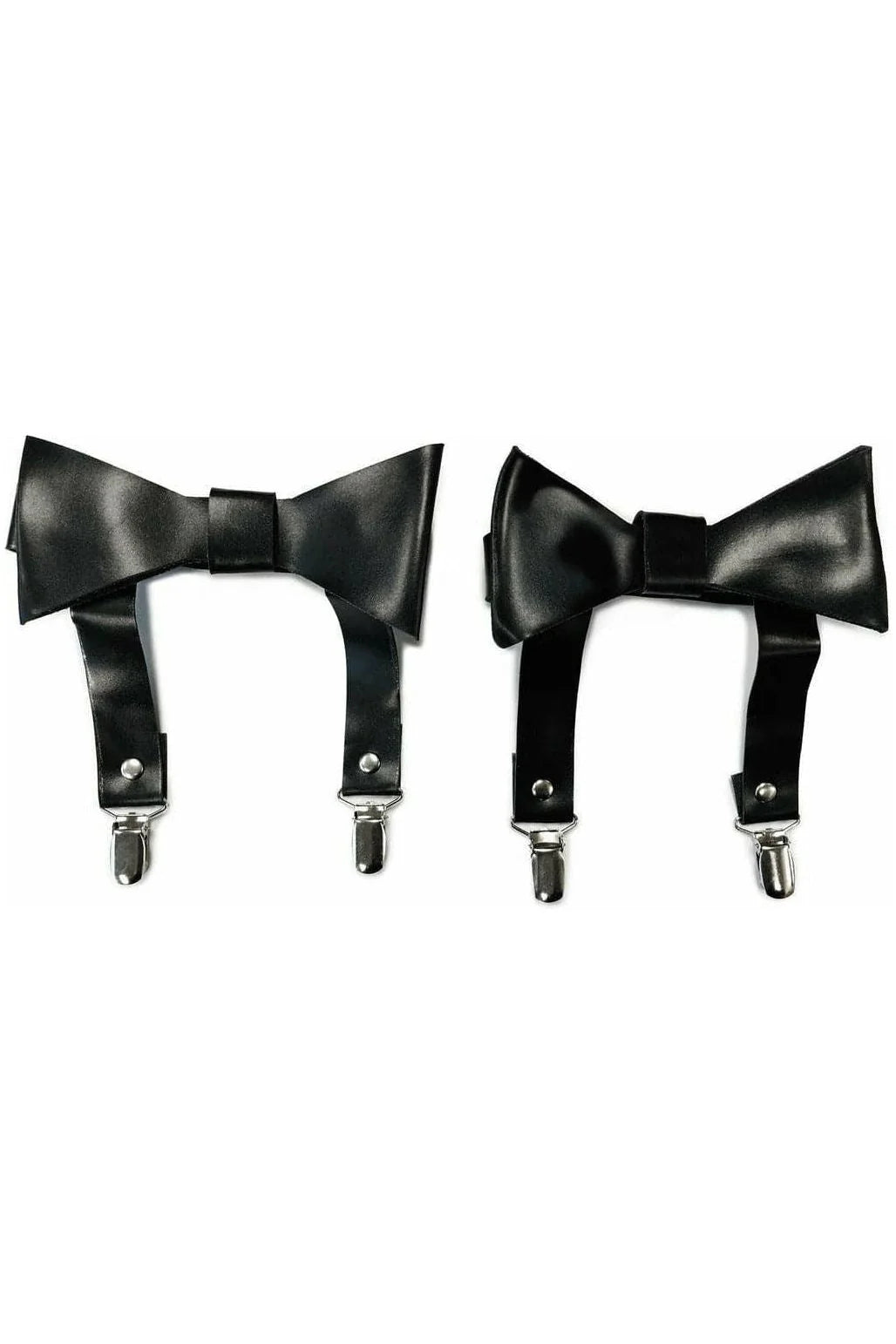 Faux Leather Garters
