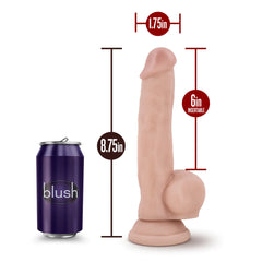 Loverboy Mr. Jackhammer Realistic 8.75-Inch Long Dildo With Balls & Suction Cup Base