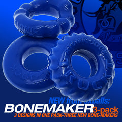 BONEMAKER 3-style boner-maker cockring 3-pack