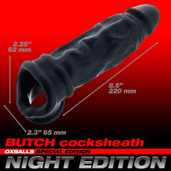 BUTCH thick gnarly adjustFIT rubbery cocksheath