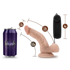 Dr. Skin Dr. Ken Realistic G-Spot 6.5-Inch Long Remote Control Vibrating Dildo With Suction Cup Base